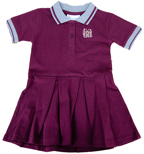Toddler Dress Polo Collar M-Over-S