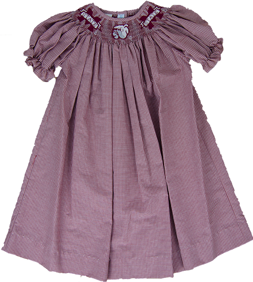 Toddler Dress Smocked Gingham M-State