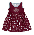 Toddler Dress Football Icons M-State