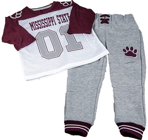 Toddler Jersey Football 2 Piece Set #1