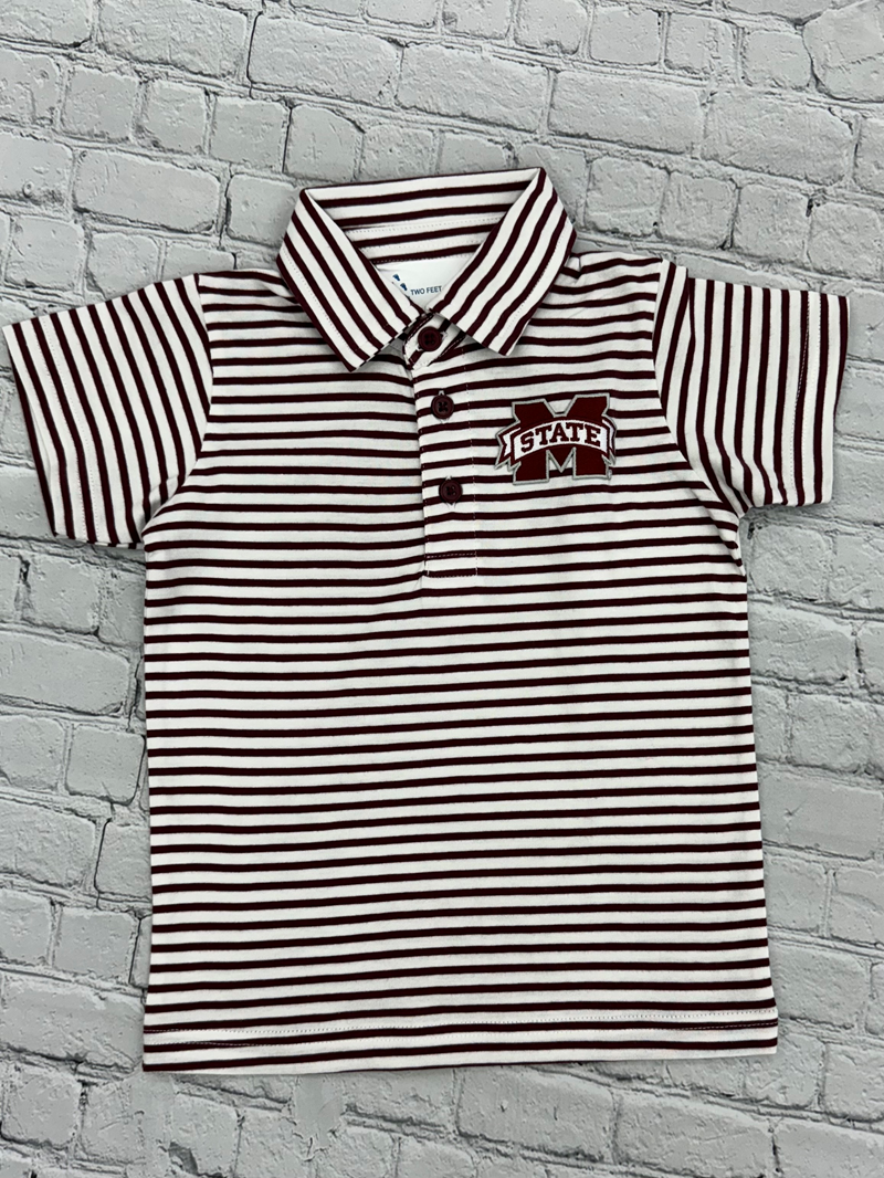 Toddler Polo Collar Striped M-State