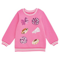 Toddler Sweatshirt Football Megaphone Sequin