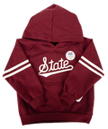Toddler Sweatshirt Hooded Raglan Sleeves Script State