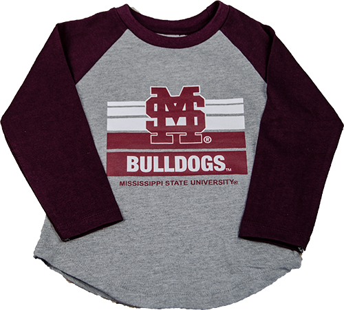 Toddler T-Shirt Raglan Quarter Length Baseball M-Over-S