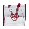 Desden By Landes, Inc. Tailgate Tote Stadium Clr M-State Maroon Trim