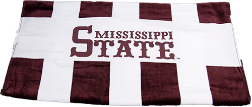 Storm Duds Towel Beach Cabana Striped 85 Logo
