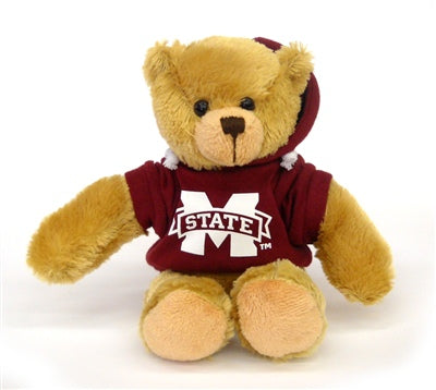 Toy Bear Sitting With Maroon T-Shirt 9" M-State