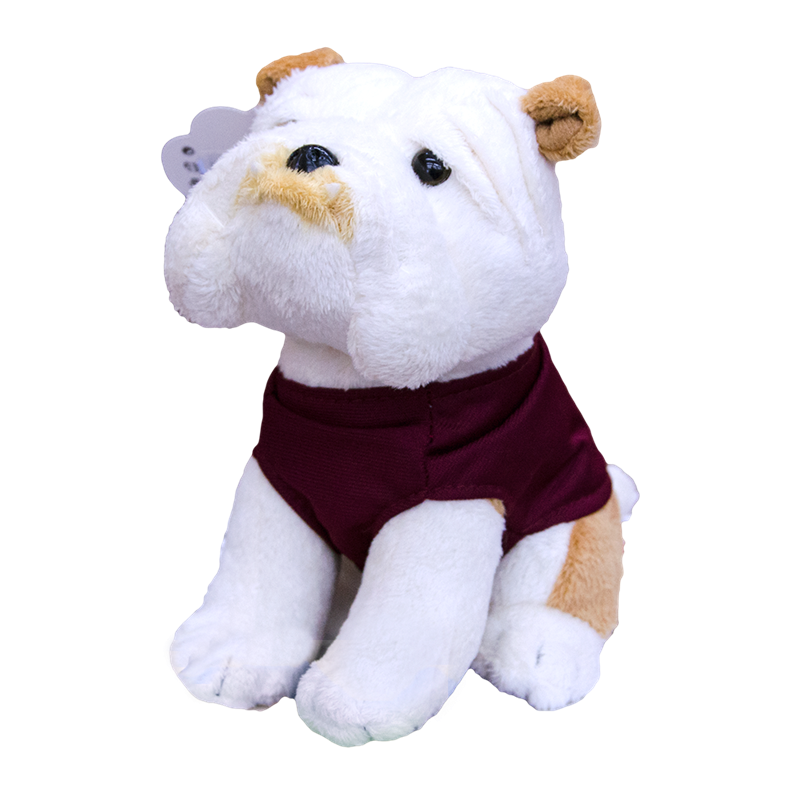 Bulldog Plush Sitting With T-Shirt M-State