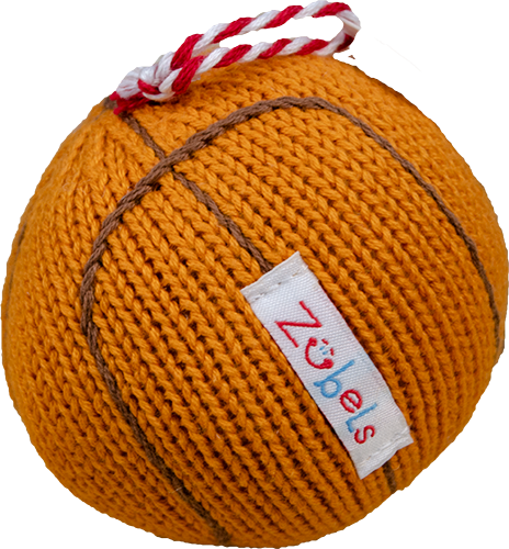 Toy Zubel Hand Knit Basketball 5"
