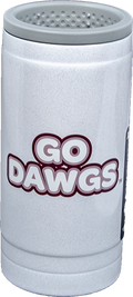Tumbler Drink Coolie Slim 12 oz Go Dawgs