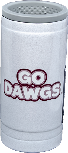Tumbler Drink Coolie Slim 12 oz Go Dawgs