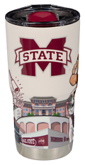 Tumbler 20 oz. Campus Icons All Over M-State