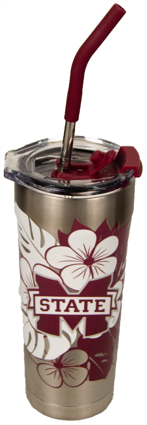 Tumbler 20 oz. Floral Stainless Steel M-State