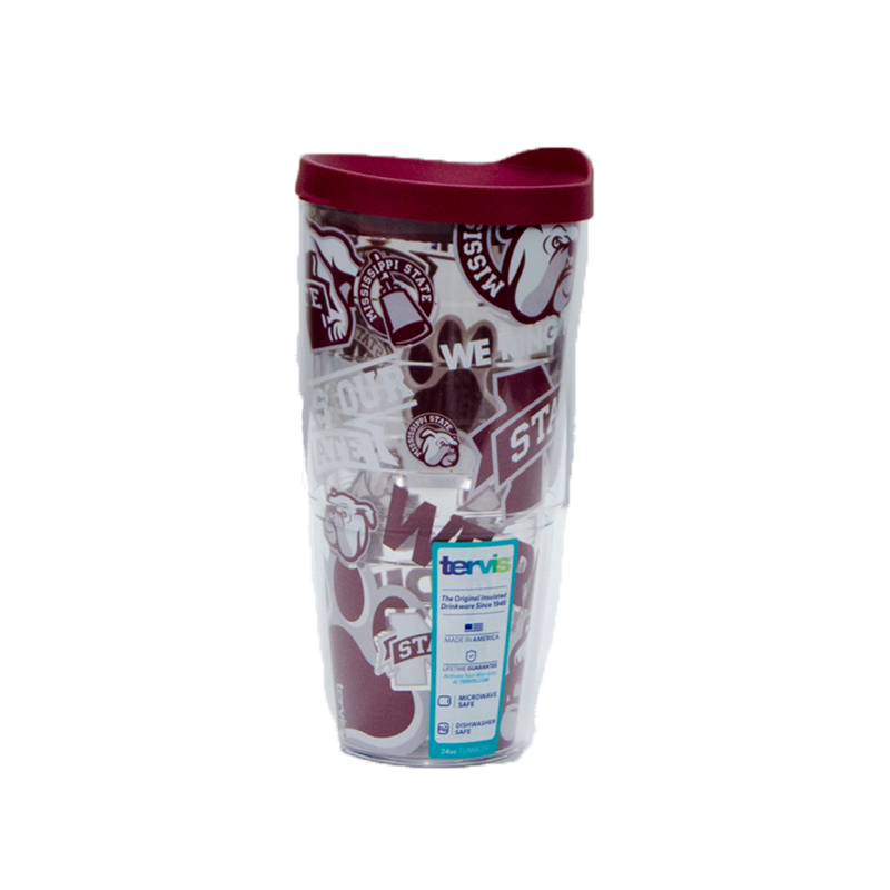 Tervis Tumbler Company Tumbler 24 Oz Mississippi State All Over Various Logos 2017