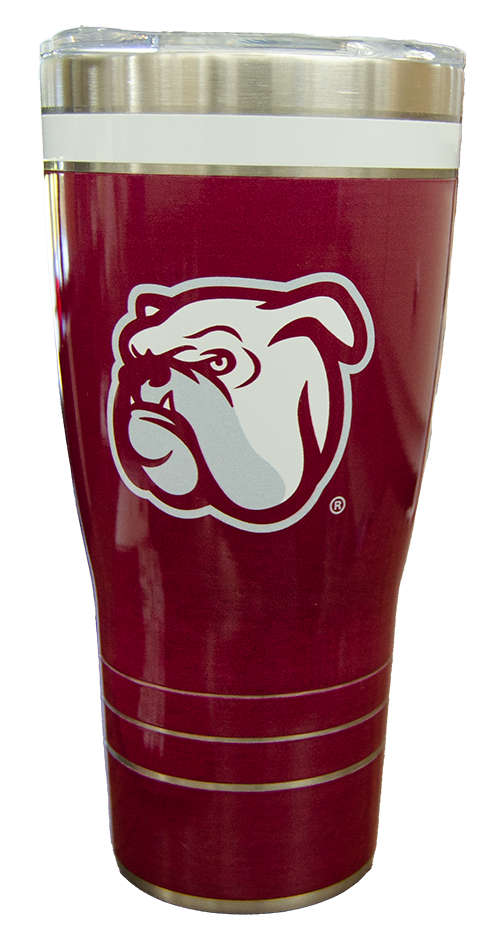 Tervis Tumbler Company Tumbler 30 Oz Stnlong Sleeve MS St Mvp M-State Bulldog Face