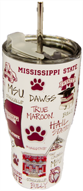 Magnolia Lane Tumbler 30 Oz Var Icons Var Sayings W Metal Straw