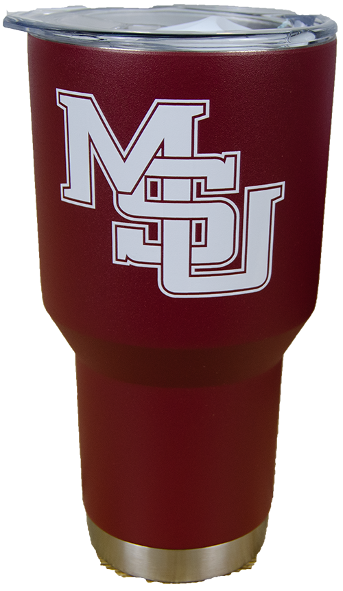 Gametime Sidekicks / Lights, L/Campus Lights Tumbler 30 Oz W Lid MSU Interlocked