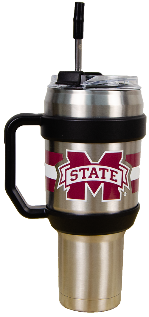 Gametime Sidekicks / Lights, L/Campus Lights Tumbler 40 oz with Lid M-State