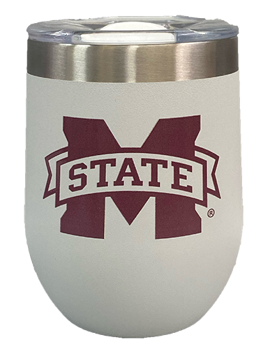 Gametime Sidekicks / Lights, L/Campus Lights Tumbler Stemless 12 Oz M-State Gray