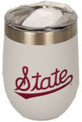 Gametime Sidekicks / Lights, L/Campus Lights Tumbler Stemless 12 Oz State W Tail Maroon