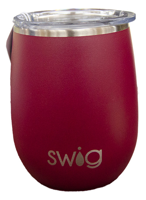 Occasionally Made / Swig Tumbler Stmlong Sleeve Wine 14 Oz Logo