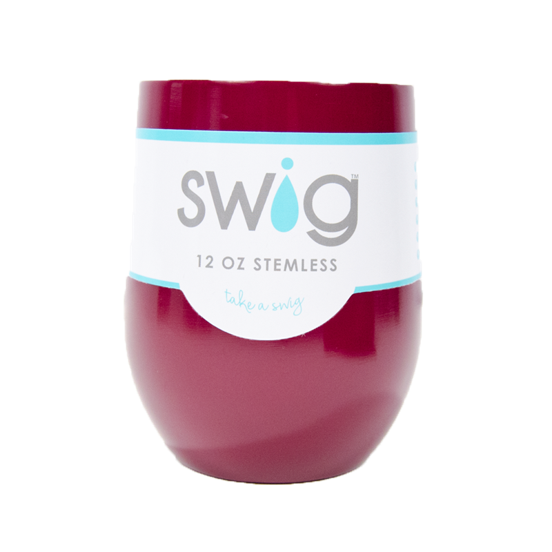 Occasionally Made / Swig Tumbler Swig Wine Stmlong Sleeve 12Oz Maroon