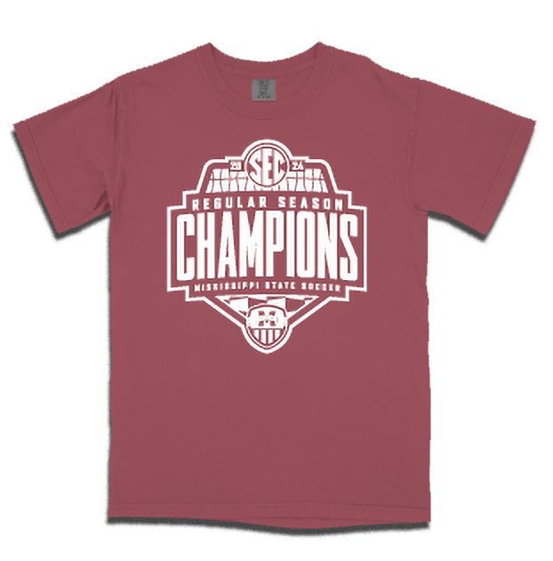 T-Shirt Short Sleeve Comfort Colors Women's Soccer SEC Champion