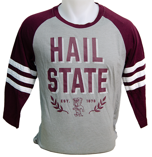 T-Shirt Quarter Length Baseball Raglan Est 1878 Laurel Branch