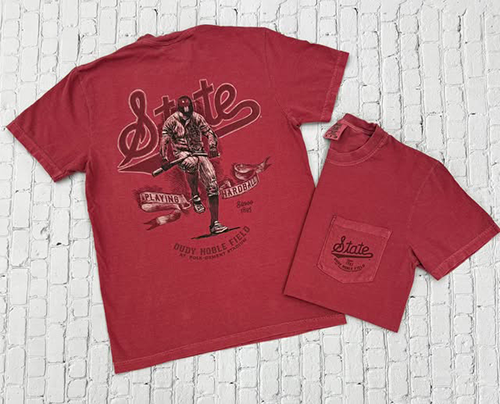 T-Shirt Short Sleeve Comfort Colors Hardball Script State