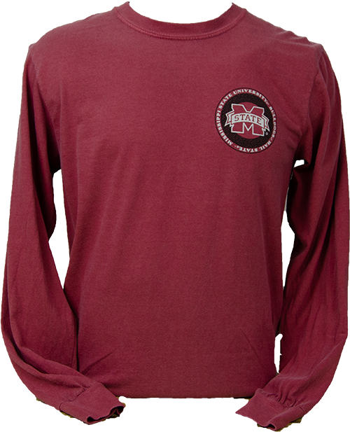 T-Shirt Long Sleeve Mississippi State Bulldogs Hail State M-State
