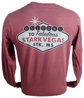 T-Shirt Long Sleeve Comfort Colors Starkvegas Sign Script State
