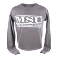 T-Shirt Long Sleeve Comfort Colors MSU Double Bars