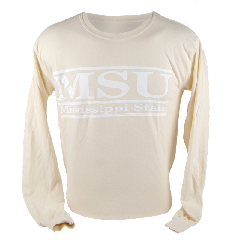 T-Shirt Long Sleeve MSU Double Bar