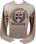 T-Shirt Long Sleeve Mississippi State Bulldogs 1878 Laurel Cile M-State