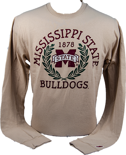 T-Shirt Long Sleeve Mississippi State Bulldogs 1878 Laurel Cile M-State