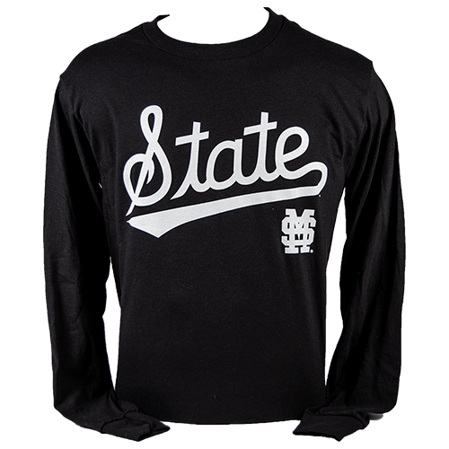 T-Shirt Long Sleeve State Script M-Over-S