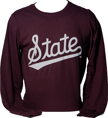 T-Shirt Long Sleeve Script State