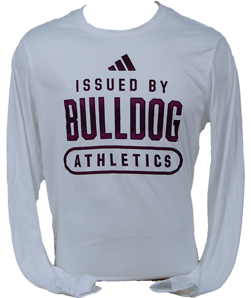 T-Shirt Long Sleeve Pregame Issued by Bulldog Athetics