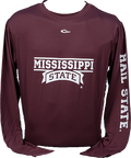 T-Shirt Men's Long Sleeve Performance Stretch Wordmark