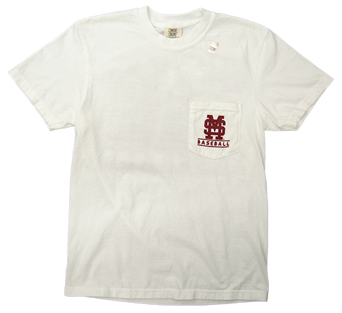 T-Shirt Short Sleeve M-over-S Bulldogs Baseball 3 Players on back