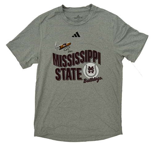 Adidas T-Shirt Short Sleeve Creator Cigar M-over-S Bulldogs Script