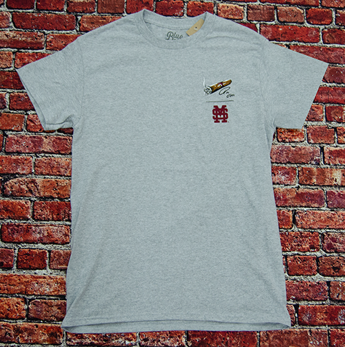 T-Shirt Short Sleeve Dude Ron Polk Quote Cigar M-Over-S