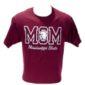 T-Shirt Short Sleeve Bulldog Over Mom Script