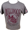 T-Shirt Short Sleeve Est 1878 Bulldogs MSU Interlock