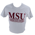 T-Shirt Short Sleeve MSU Double Bars