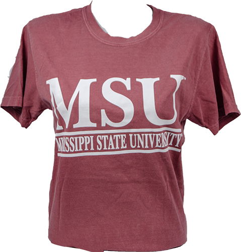 T-Shirt Short Sleeve MSU Double Bars