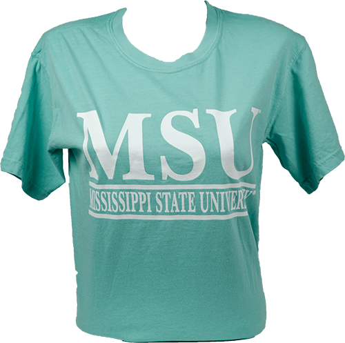 T-Shirt Short Sleeve MSU Double Bars