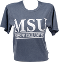 T-Shirt Short Sleeve MSU Double Bars