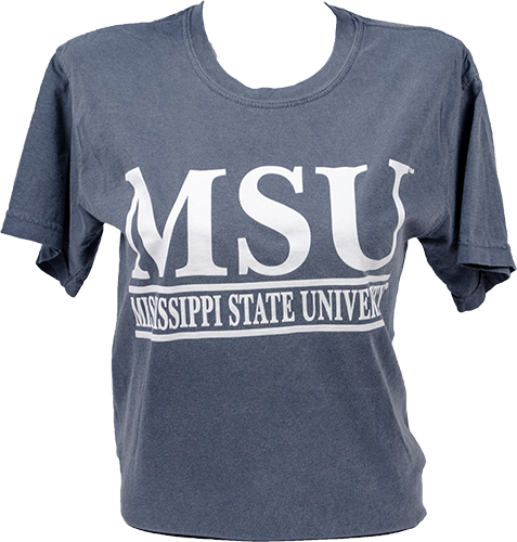 T-Shirt Short Sleeve MSU Double Bars