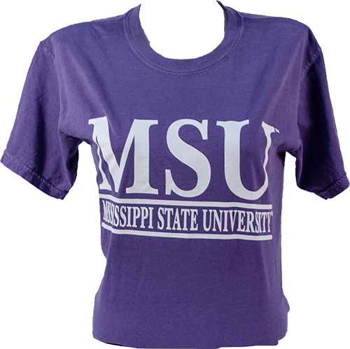 T-Shirt Short Sleeve MSU Double Bars